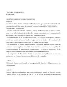 El Tratado de Asunción