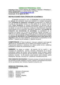 derecho procesal civil - Universidad Autónoma Indígena de México