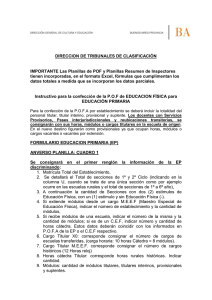 DIRECCION DE TRIBUNALES DE CLASIFICACIÓN IMPORTANTE