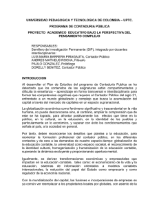 – UPTC. UNIVERSIDAD PEDAGOGICA Y TECNOLOGICA DE COLOMBIA PROGRAMA DE CONTADURIA PÚBLICA
