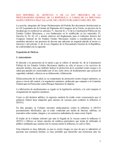 QUE REFORMA EL ARTÍCULO 11 DE LA LEY ORGÁNICA DE LA