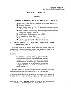 DERECHO COMERCIAL I - derechocomercial