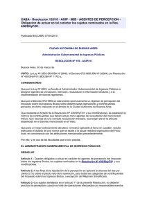 CABA - Resolucion 155/10 - AGIP - IIBB - AGENTES DE