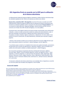 GS1 Argentina firmó un acuerdo con la AFIP para la utilización de la