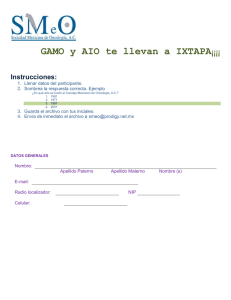 GAMO y AIO te llevan a IXTAPA - Sociedad Mexicana de Oncología