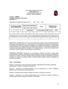Programa del curso - Universidad Nacional de Colombia