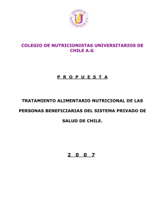 Bajar propuesta - Colegio de Nutricionistas de Chile