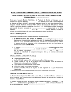 modelo contrato de servicios de fotocopias