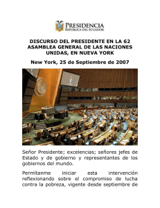 2007-09-25-Discurso-del-Presidente-en-la-62-Asamblea