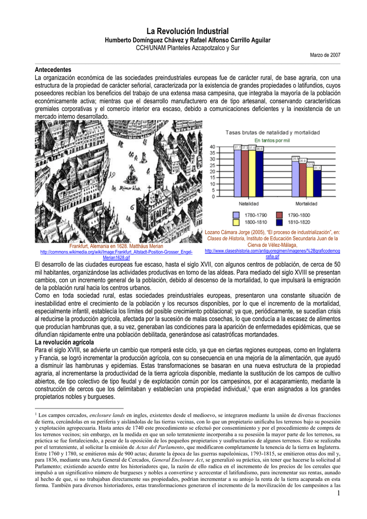 La Revoluci N Industrial Portal Acad Mico Del Cch