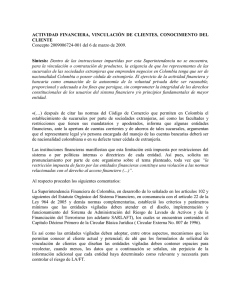 2009006724 - Superintendencia Financiera de Colombia
