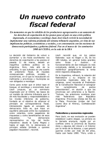 Un nuevo contrato fiscal federal