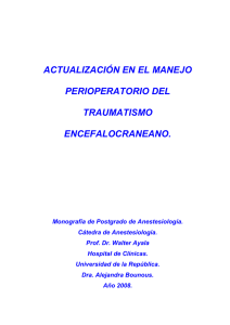 ix. cuidados postoperatorios - Departamento y Cátedra de