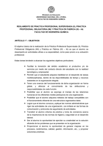 Reglamento - FIQ - Universidad Nacional del Litoral