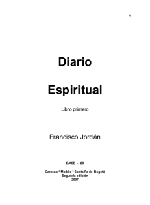 Diario  Espiritual Francisco Jordán