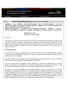 Principio del formulario Volver | Imprimir Decreto 1255/2008 gestión