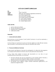 ACTA+3 - comitecurricularsistemas