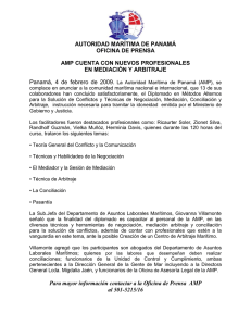 Arbitraje (3) - Autoridad Marítima de Panamá