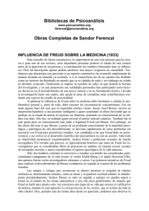 influencia de freud sobre la medicina (1933)