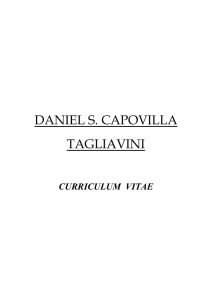 daniel s. capovilla tagliavini - Consejo Profesional de Ciencias