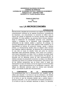 Microeconomía - Universidad Salesiana de Bolivia