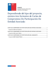 Carta Fondef-UC - Pontificia Universidad Católica de Chile