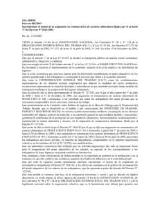 SALARIOS Decreto 905/2003