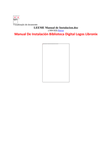 LEEME Manual de Instalacion - Libronix (Controla Biblioteca
