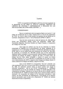 resolución epre n - Ente Provincial Regulador de Electricidad de Río