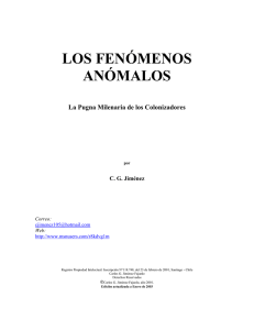 Los Fenómenos Anómalos