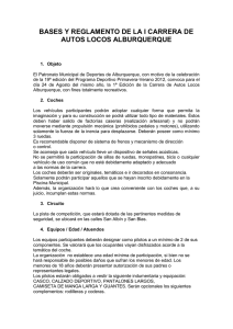 Carrera de Autos Locos Alburquerque (Reglamento e inscripción).