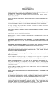 CONTABILIDAD II CONCEPTOS DEL CAPÍTULO 1 SOCIEDADES