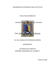 Teoría del Proceso - cicsa - Universidad Autónoma de San Luis Potosí