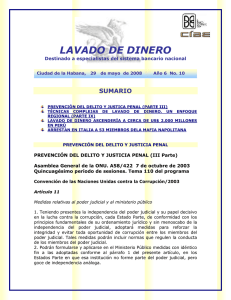 LAVADO DE DINERO 10 (2008)