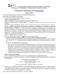 CHWInstructorApplicationforCertification Spanish