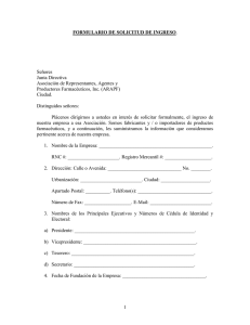 formulario de solicitud de ingreso