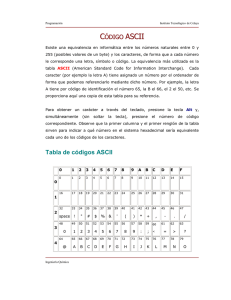ASCII - Departamento de Ingeniería Química