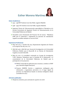 Esther Moreno Martínez (curriculum)