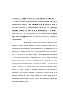 Acuerdo Nº 127, serie “B” - Poder Judicial de la Provincia de Córdoba