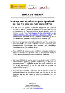 Nota de Prensa (Descargar PDF 161KB)
