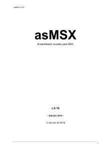 Robsy`s MSX Workshop - asmsx-license-gpl