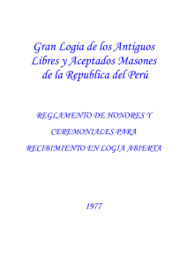 GRAN LOGIA DEL PERÚ - Fraternidad y Progreso N° 28