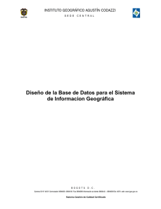 Ejemplo de Documento de Diseño de Base de Datos