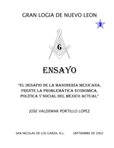LA DESERCION Y SUS CAUSAS - Ing. José Valdemar Portillo Lopez