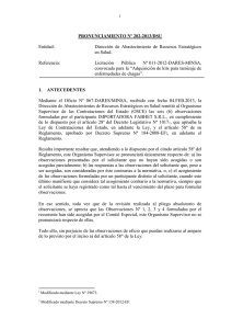 1 PRONUNCIAMIENTO Nº 202-2013/DSU Entidad: Dirección de