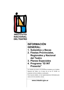 INFORMACIÓN GENERAL: