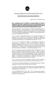Consejo de la Magistratura de la Ciudad Autónoma de Buenos ...  DICTAMEN DE EVALUACIÓN DE OFERTAS