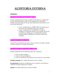 AUDITORIA EXTERNA - Virtual de Quilmes