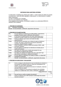 ismr9-07 criterios para auditoria interna