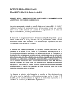 SUPERINTENDENCIA DE SOCIEDADES Oficio 220-072948 Del 03 de Septiembre de 2012